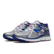 Women's Running New Balance 1080 Silver with Spectrum Blue S45e9548